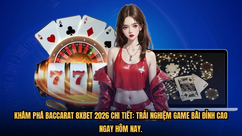 Khám phá Baccarat 8XBET 2026 chi tiết: Trải nghiệm game bài đỉnh cao ngay hôm nay.