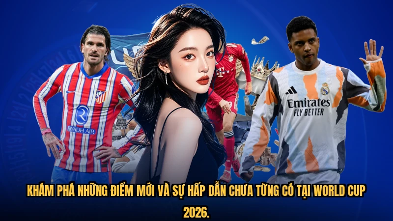 Khám phá những điểm mới và sự hấp dẫn chưa từng có tại World Cup 2026.