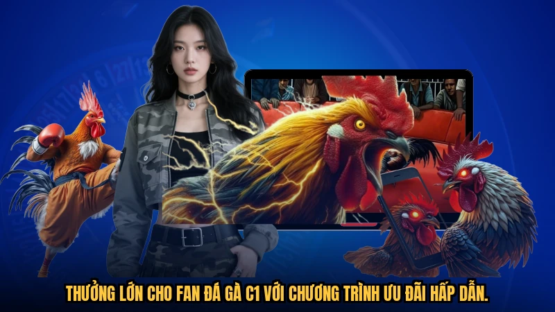 Thưởng lớn cho fan Đá gà c1 với chương trình ưu đãi hấp dẫn.