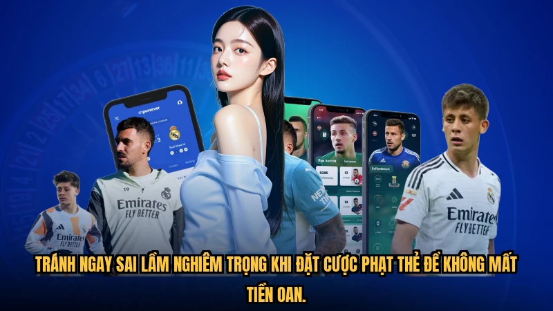 Tránh ngay sai lầm nghiêm trọng khi đặt cược phạt thẻ để không mất tiền oan.